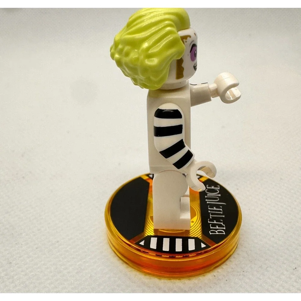 LEGO Dimensions 71349 BEETLEJUICE Minifig Minifigure WITH DISC‎ Rare Retired